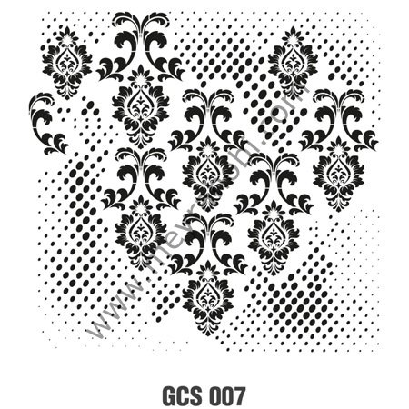 GCSS007 Grunge Serisi Stencil 25*25 cm