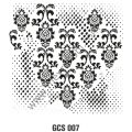 GCSS007 Grunge Serisi Stencil 25*25 cm
