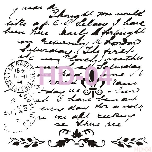 Home Decor Stencil HD-04