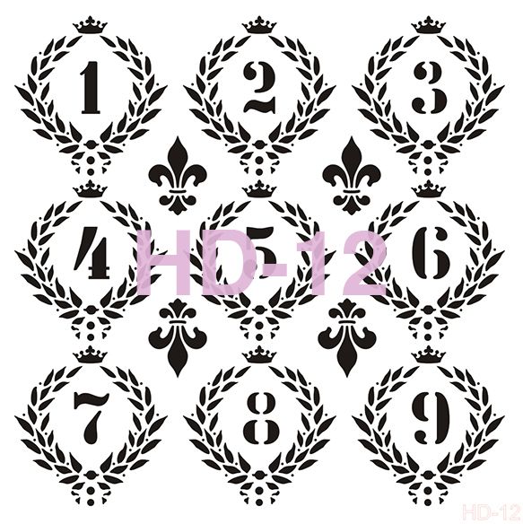 Home Decor Stencil HD-12