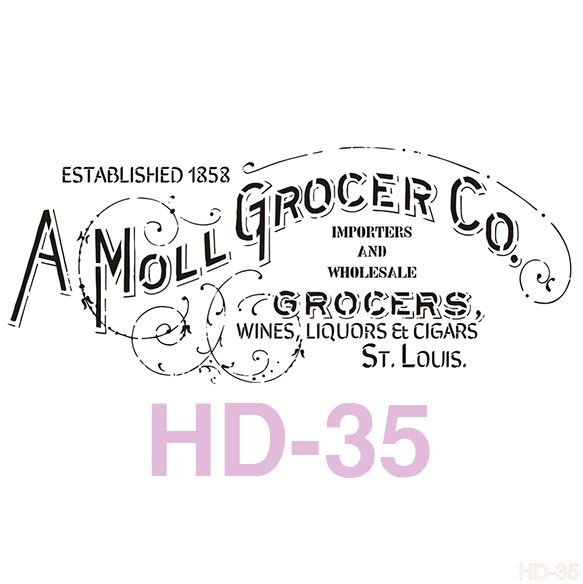 Home Decor Stencil HD-35