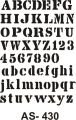 AS430 New Stencil Collection