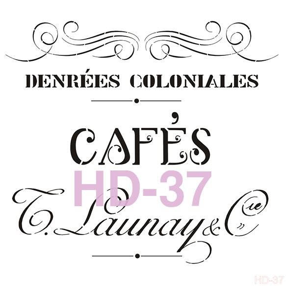 Home Decor Stencil HD-37