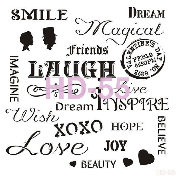 Home Decor Stencil HD-55