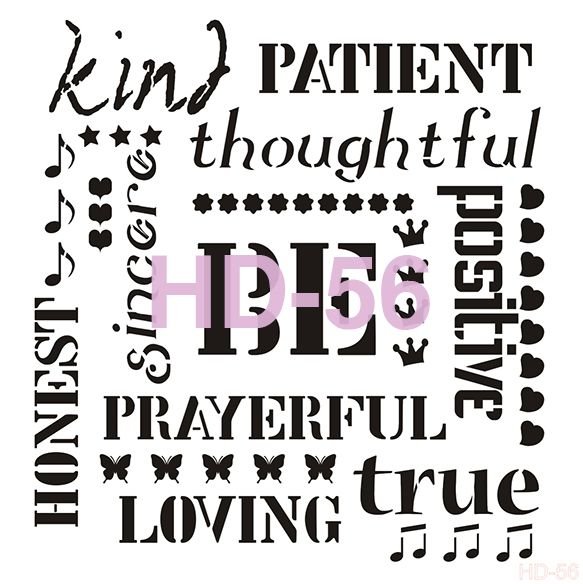 Home Decor Stencil HD-56