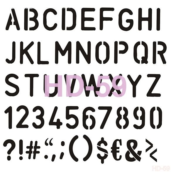 Home Decor Stencil HD-59