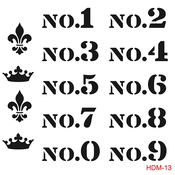 HDM013 Home Decor Midi Stencil 
