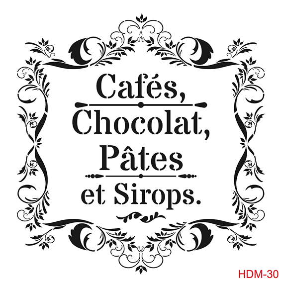 HDM030 Home Decor Midi Stencil 