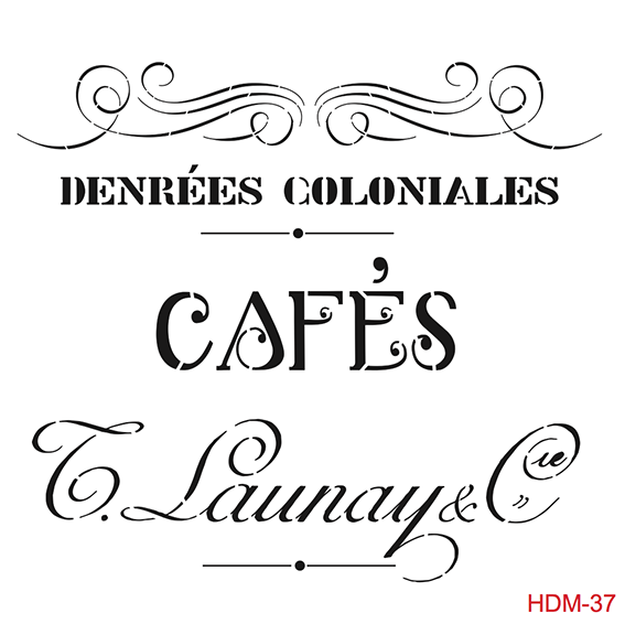 HDM037 Home Decor Midi Stencil 