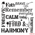 HDM053 Home Decor Midi Stencil 