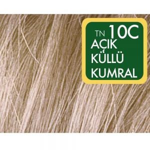 Natural Colors 10C Açık Küllü Sarı Organik Saç Boyası