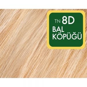 Natural Colors 8D Bal Köpüğü Organik Saç Boyası