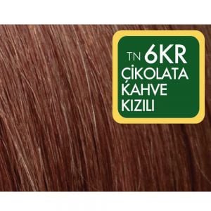 Natural Colors 6KR Çikolata Kahve Kızılı Organik Saç Boyası