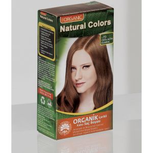 Natural Colors 7D Orta Altın Kumral Organik Saç Boyası
