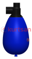 Plastik Denge Tankı (Ø90) mm (Komple) (L-Tipi)