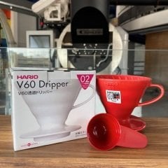 Hario V60 02 Seramik Dripper (Kırmızı)