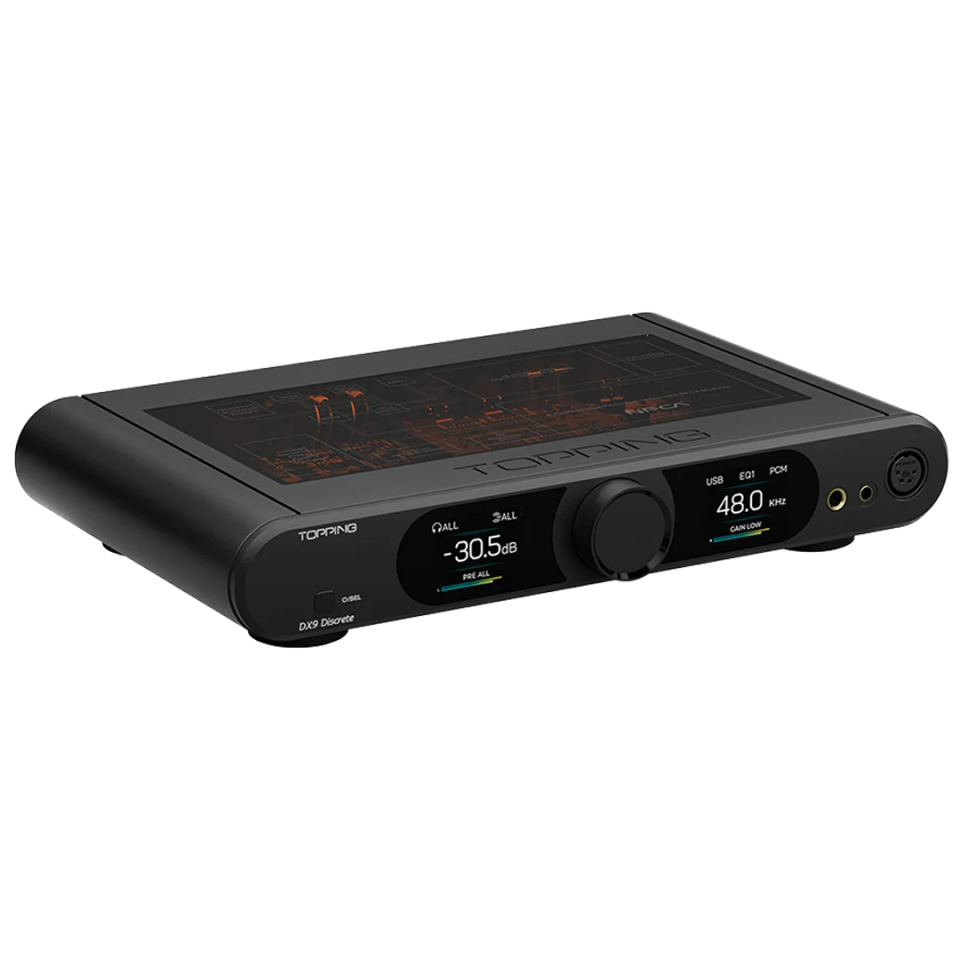 DX9 Discrete DAC & Headphone Amplifier | Black