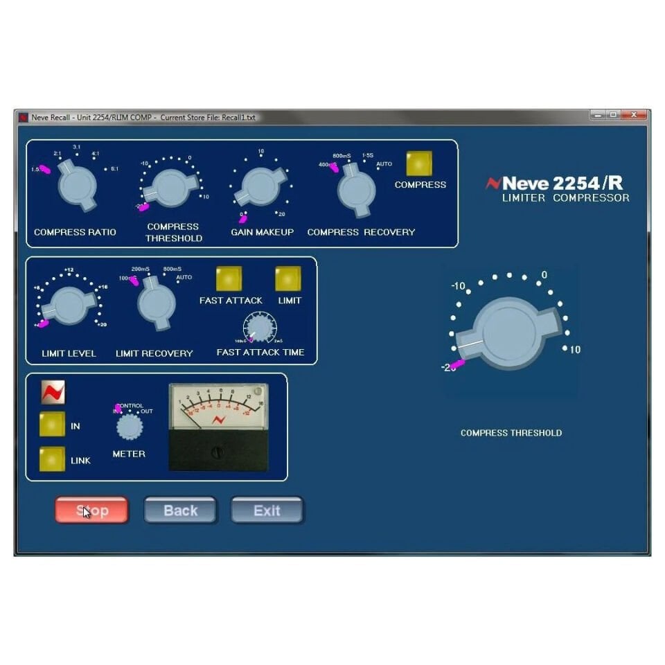 2254/R | Mono Limiter/Compressor