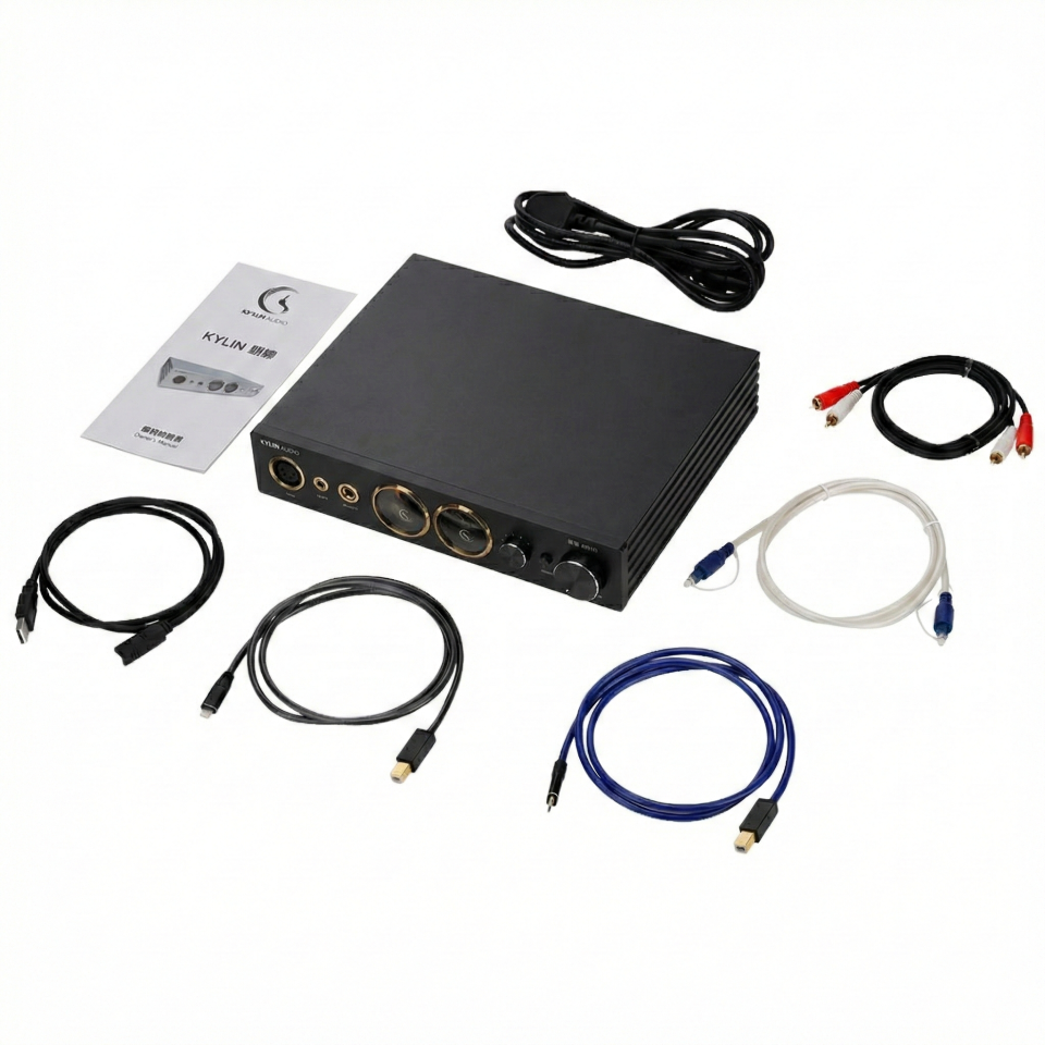 Kylin | DAC & Headphone Amplifier | Black