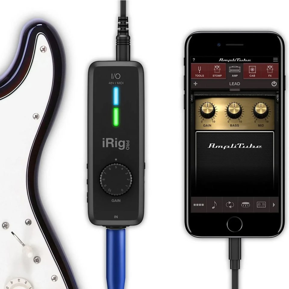 EBSベースマルチコンプとiRig Pro l/o IK Multimedia iRig PRO I/O Tüm Ekipmanlarınız İçin Ultra Kompakt