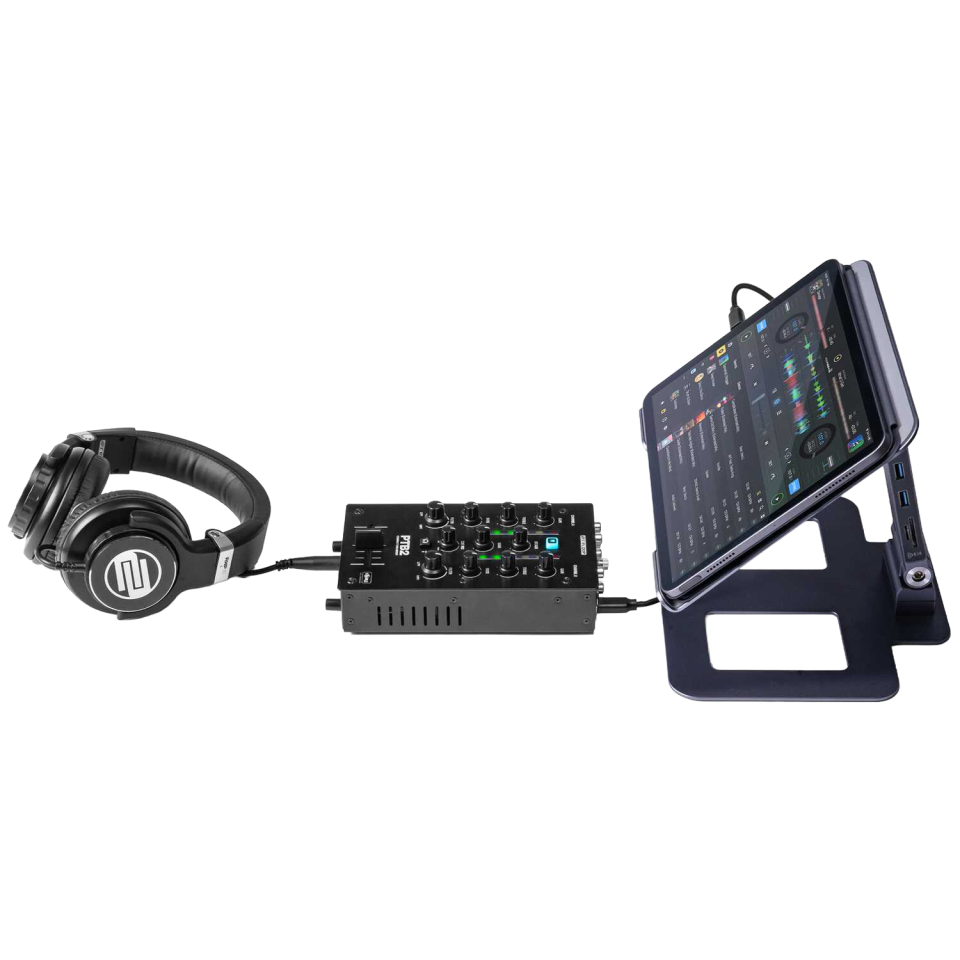 PTB2 | Mobil 2+1 Channel DJ Mixer w/DVS & Bluetooth