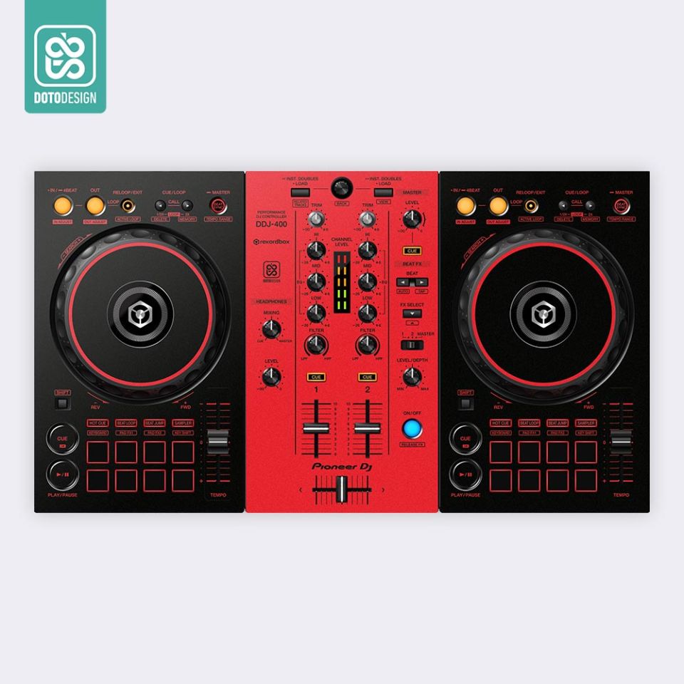 Doto Design Skin DDJ-400 | COLORS DVS | Pioneer DDJ-400 Controller