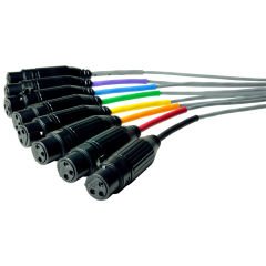 Oyaide PA-08 DXF V2(XLR[F]-Dsub) OYAIDE PA-08 DXF V2(XLR(F)-Dsub)8chケーブル PA-08 DXFM V2 Dsub-