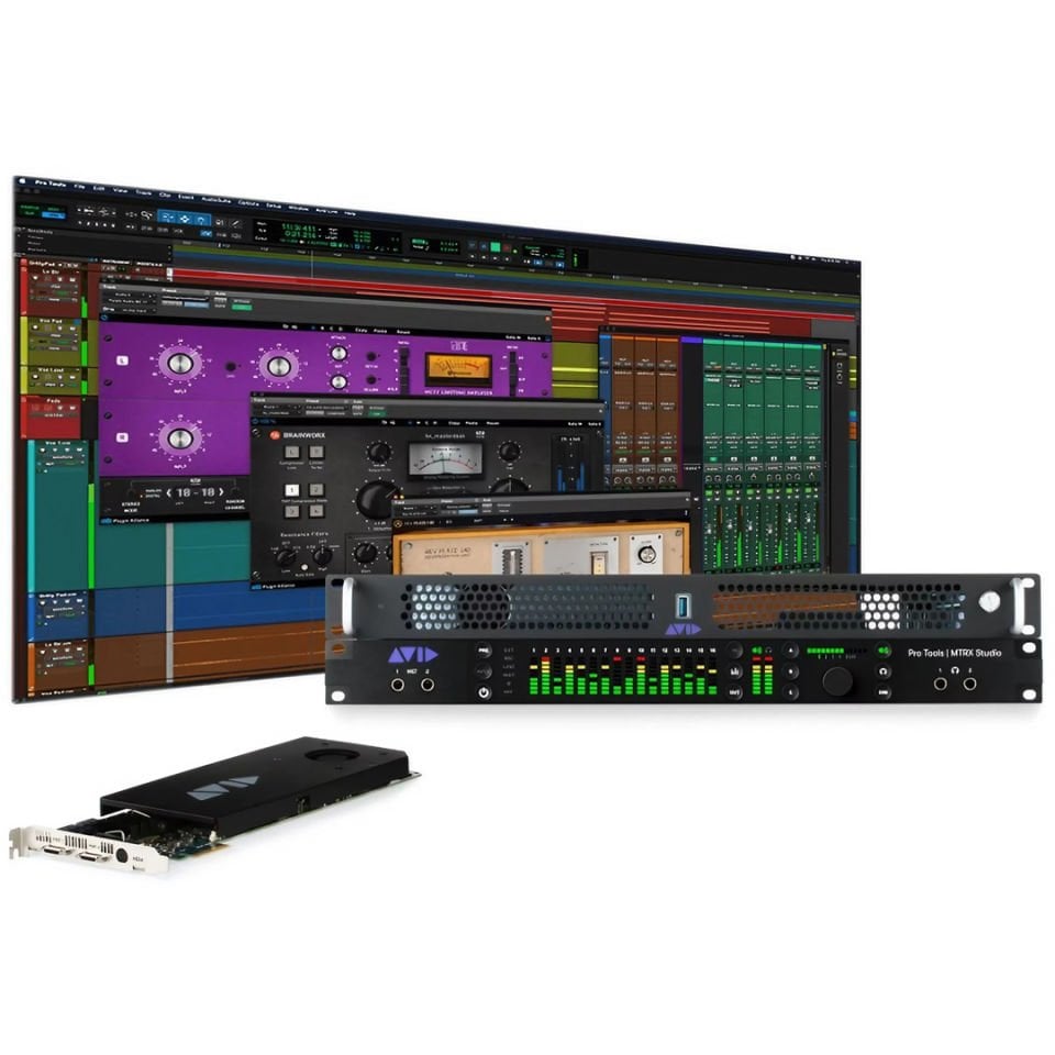 Pro Tools HDX Thunderbolt 3 MTRX Studio Rackmount System