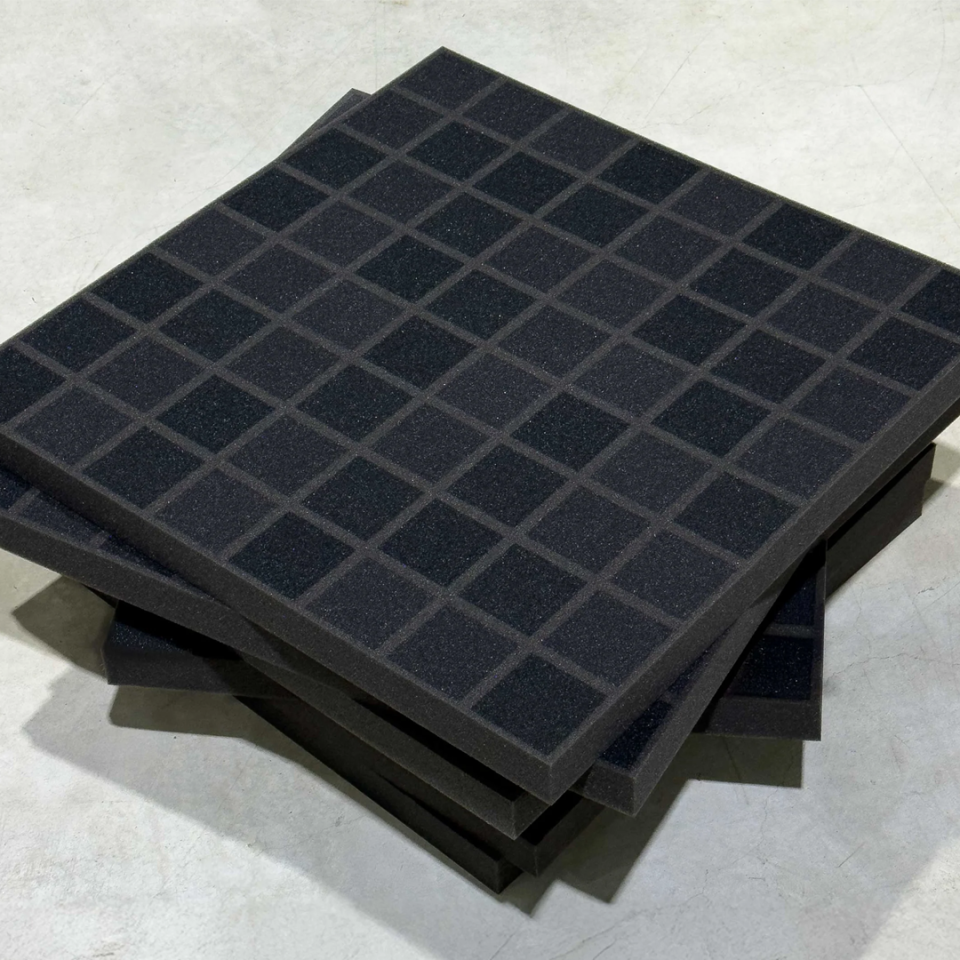 VicFoam Square Black | 6'lı Paket