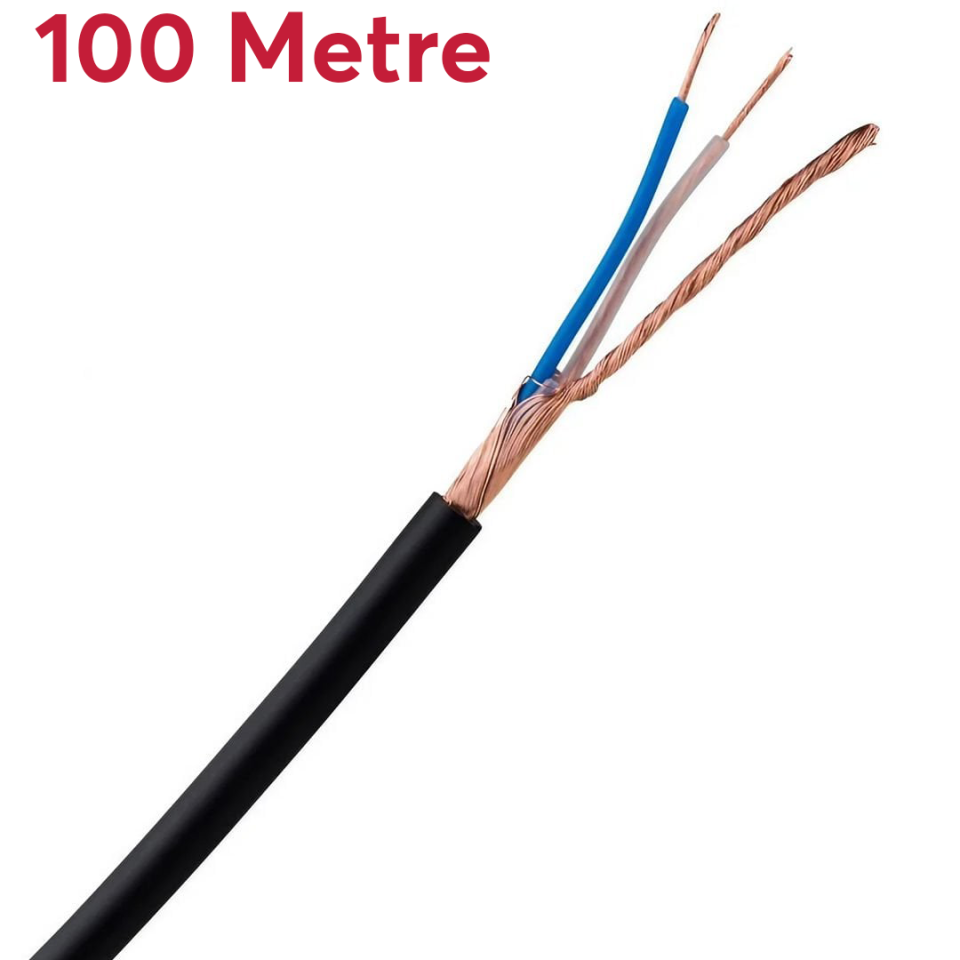 2549-00 Microphone Cable, Neglex | Black 100mt