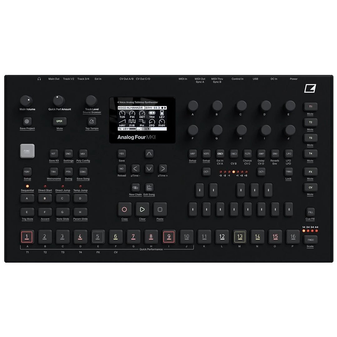 Elektron Analog Four MKII | 4 Sesli Analog Synthesizer