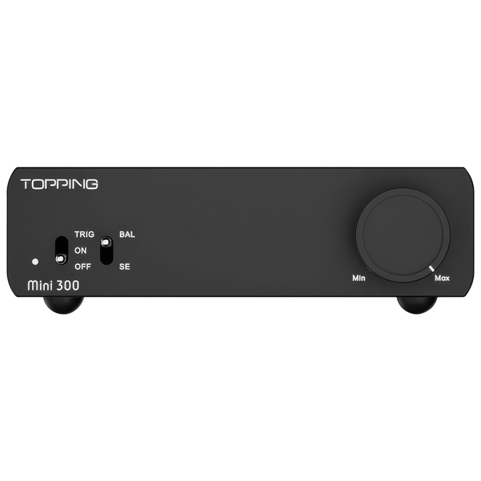 Mini 300 Fully Balanced Desktop Power Amplifier | Black