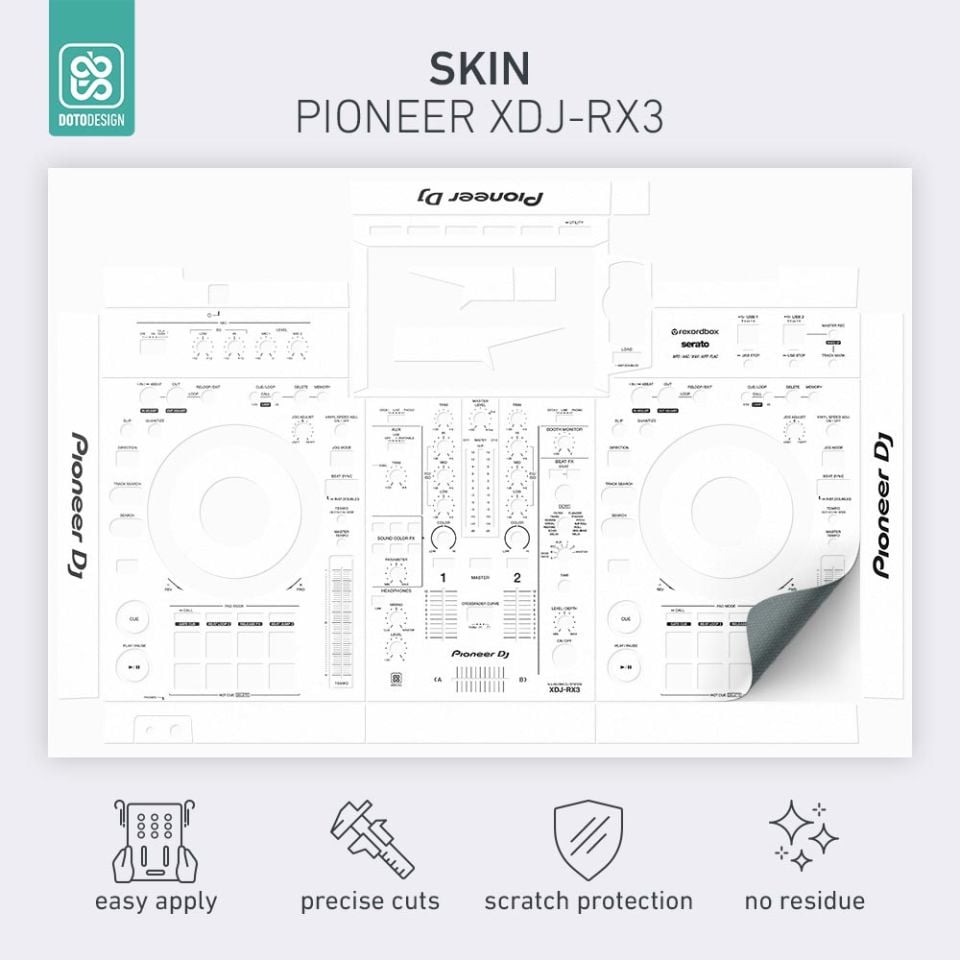 Skin XDJ-RX3 | FULL COLORS White