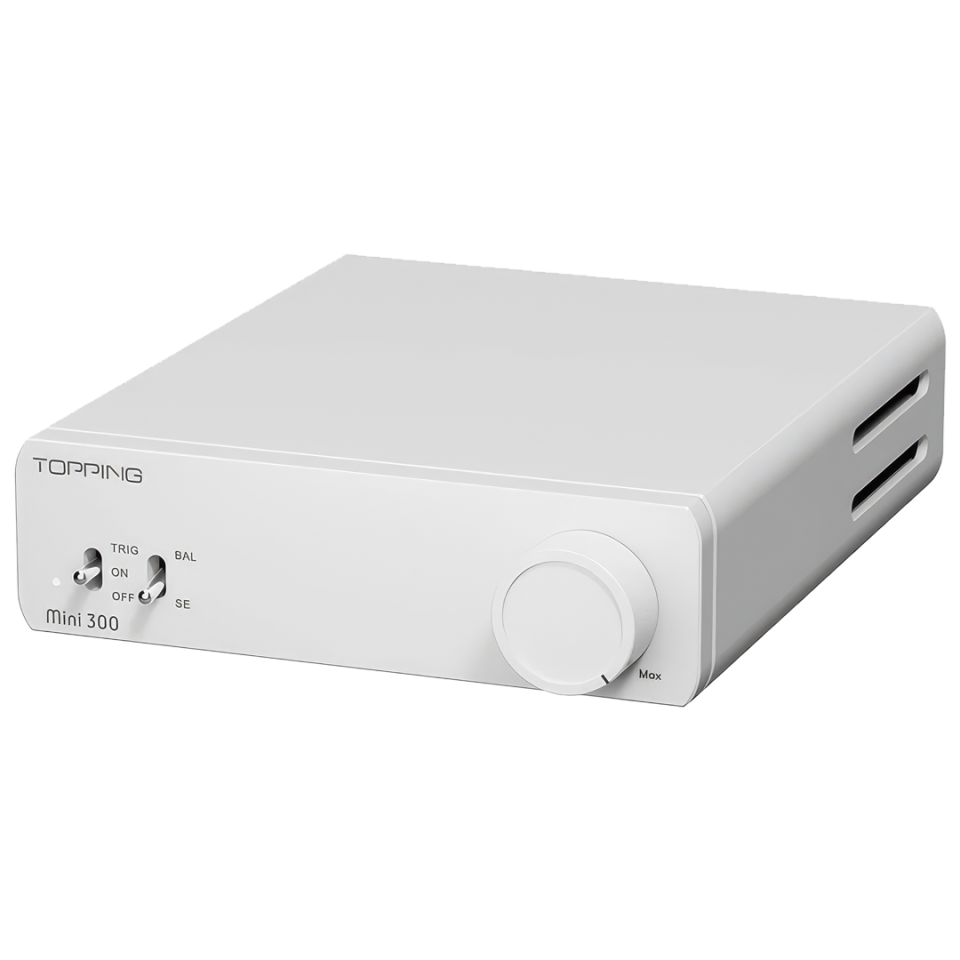 Mini 300 Fully Balanced Desktop Power Amplifier | White