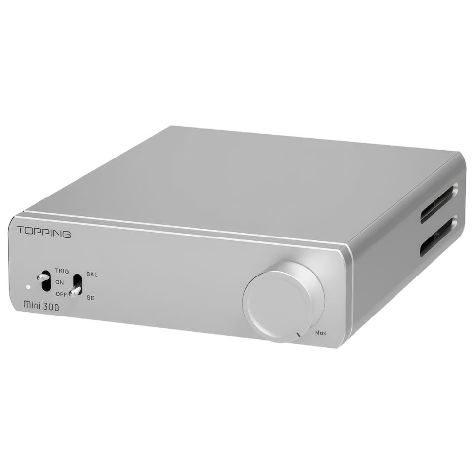 Mini 300 Fully Balanced Desktop Power Amplifier | Silver