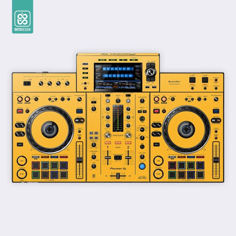 Skin XDJ-RX2 | FULL COLORS Dark Yellow
