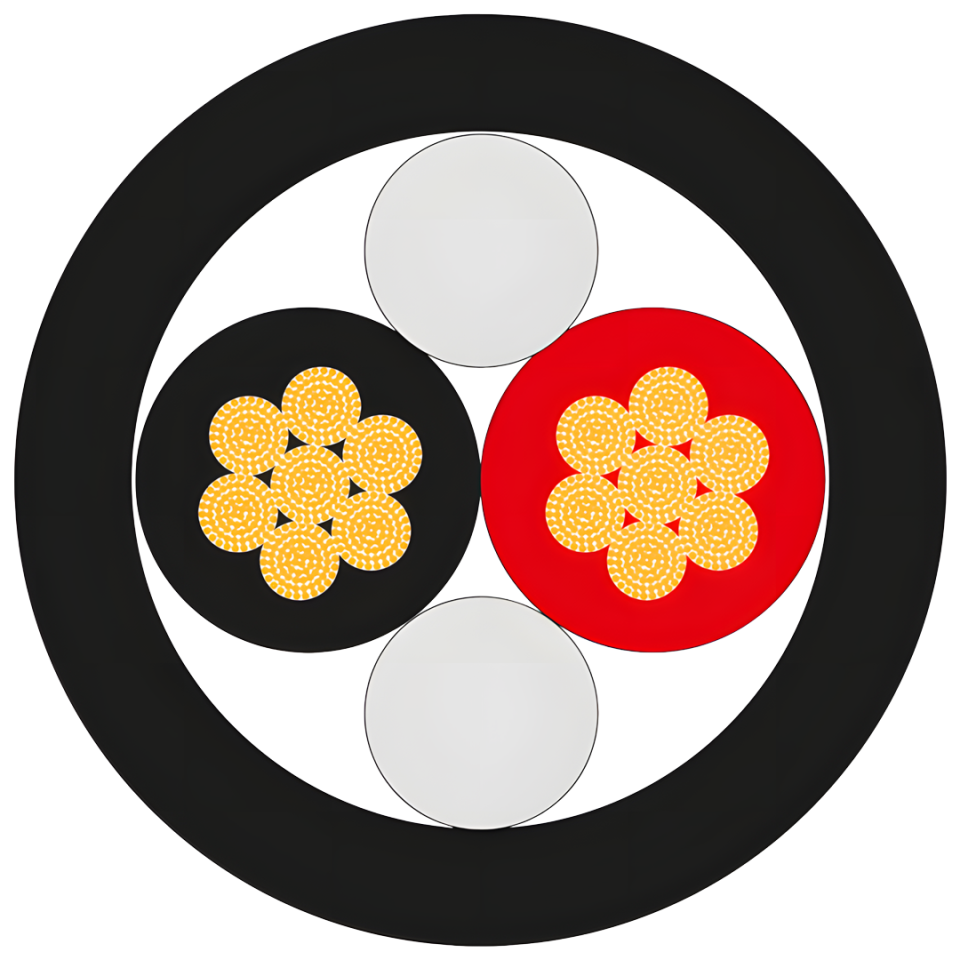 3103-00 High Definition Professional Hi-Fi Speaker Cable, 2x 4,0 mm² | Black 50mt