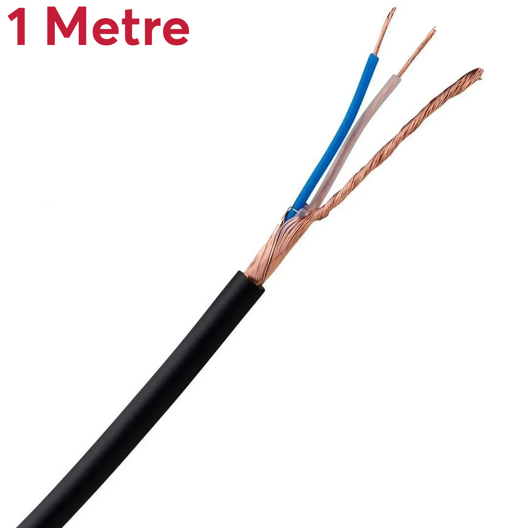 2549-00 Microphone Cable, Neglex | Black 1mt