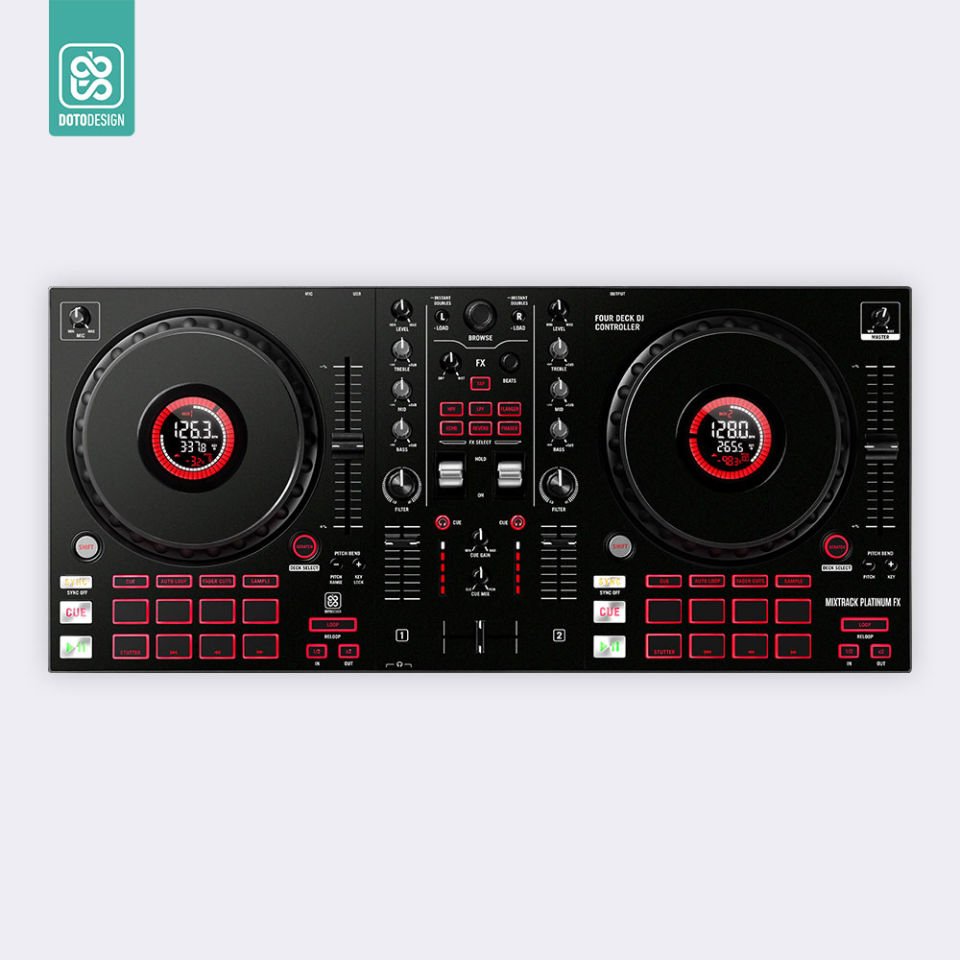 Skin Mixtrack Platinum FX | FULL COLORS