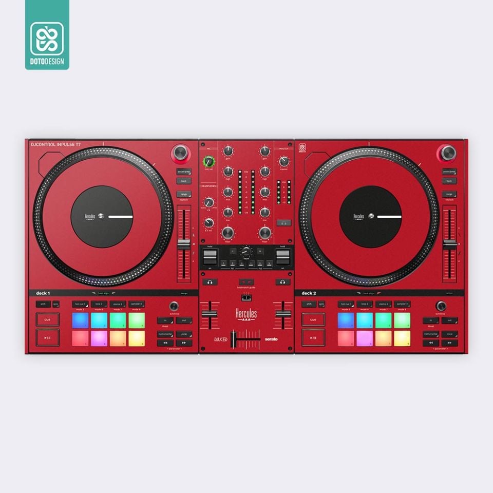 Skin Inpulse T7 | FULL COLORS Aurora Red