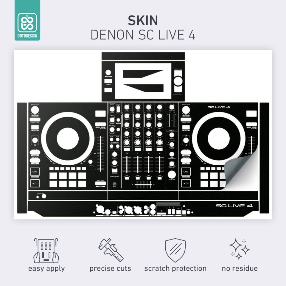 Skin SC Live 4 | FULL COLORS Black