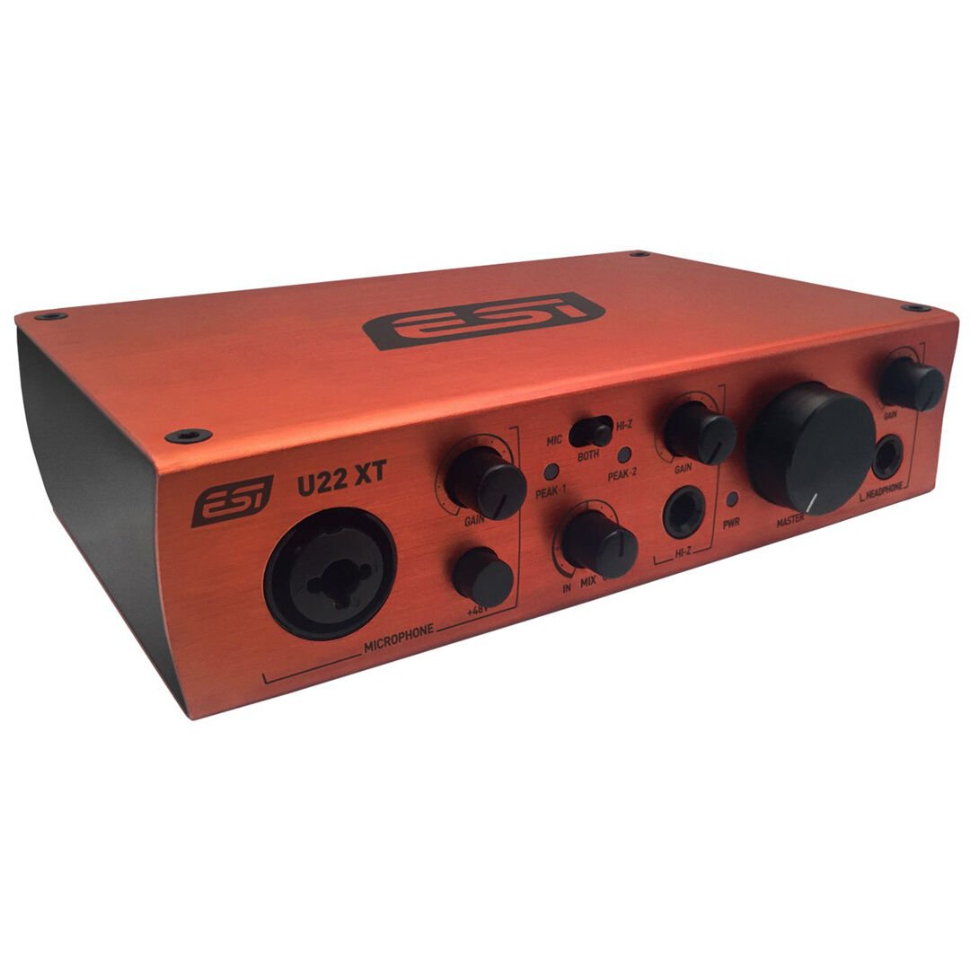 ESI Audio U22 XT | Profesyonel 2-giriş/2-çıkış 24-bit/96kHz USB