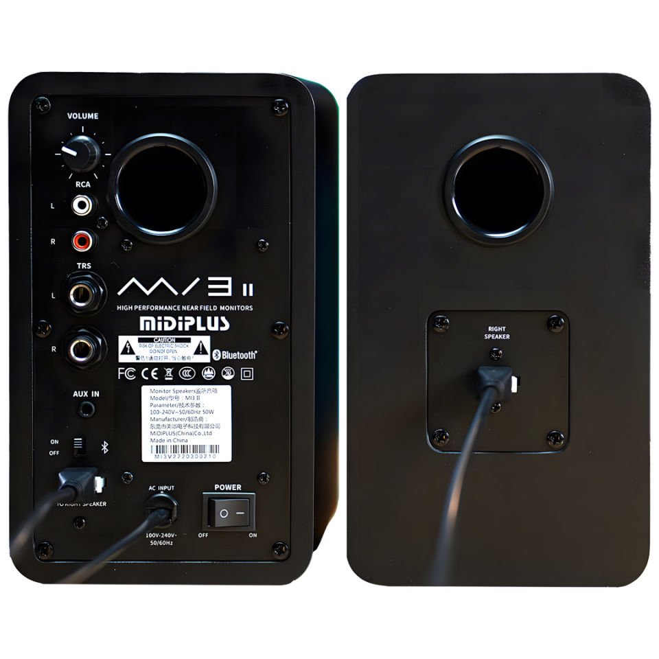 MIDIPLUS mi5 II 5.25インチ 黒 ペアスピーカー 廃番モデル MI5-MIDIPLUS