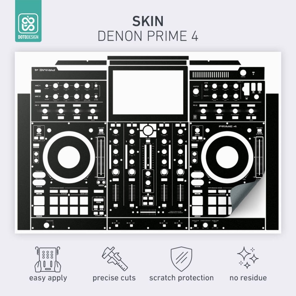 Skin Prime 4 | FULL COLORS Black