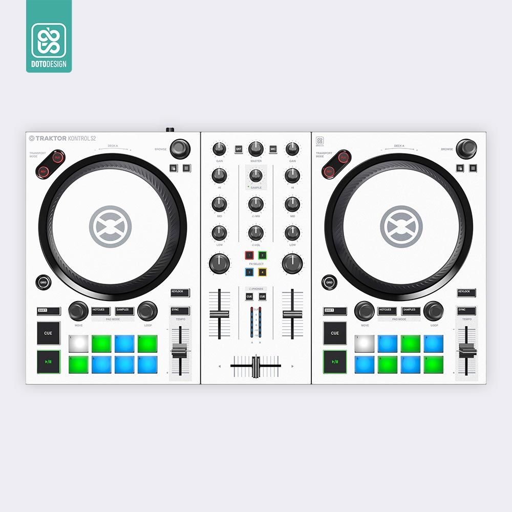 Skin Kontrol S2 MK3 | FULL COLORS White