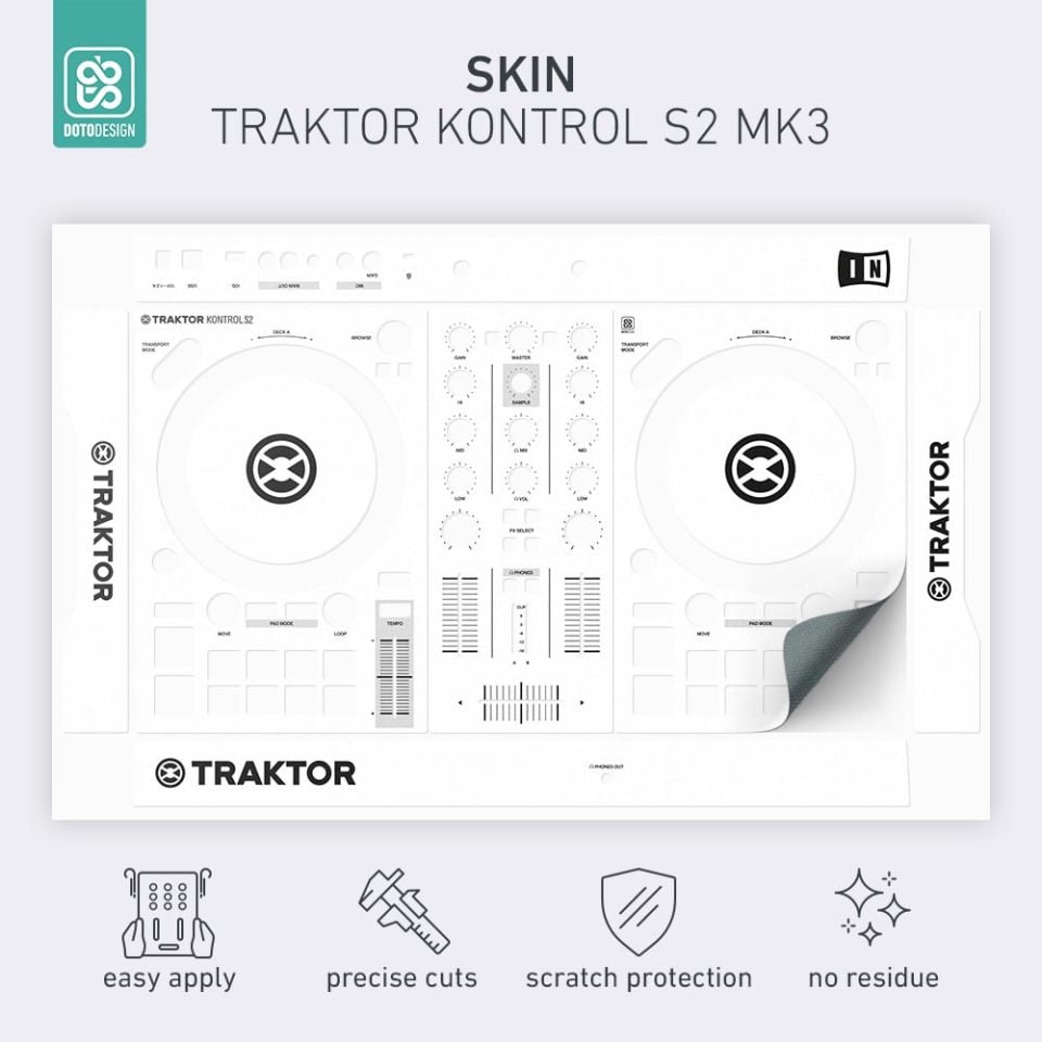 Skin Kontrol S2 MK3 | FULL COLORS White