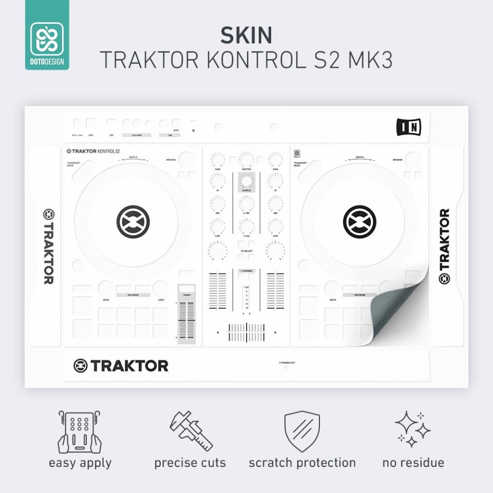 Skin Kontrol S2 MK3 | FULL COLORS White