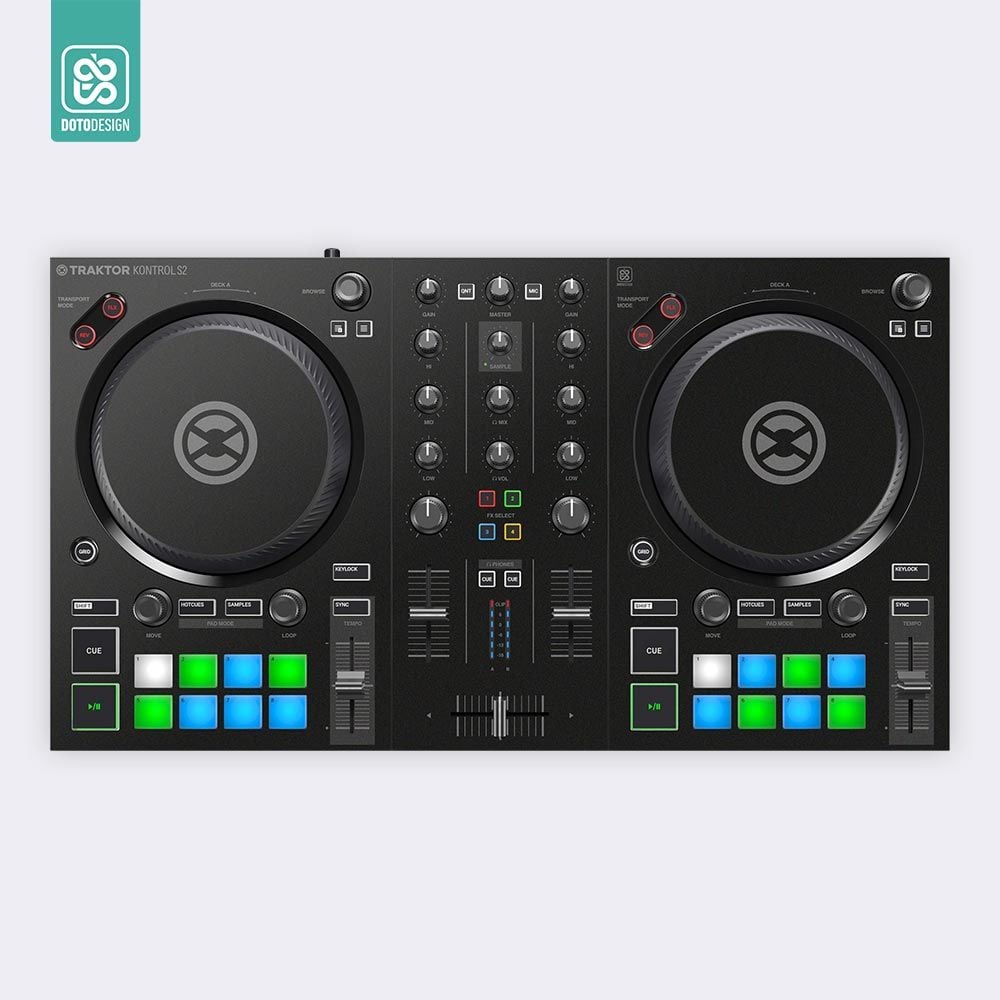 Skin Kontrol S2 MK3 | FULL COLORS Black