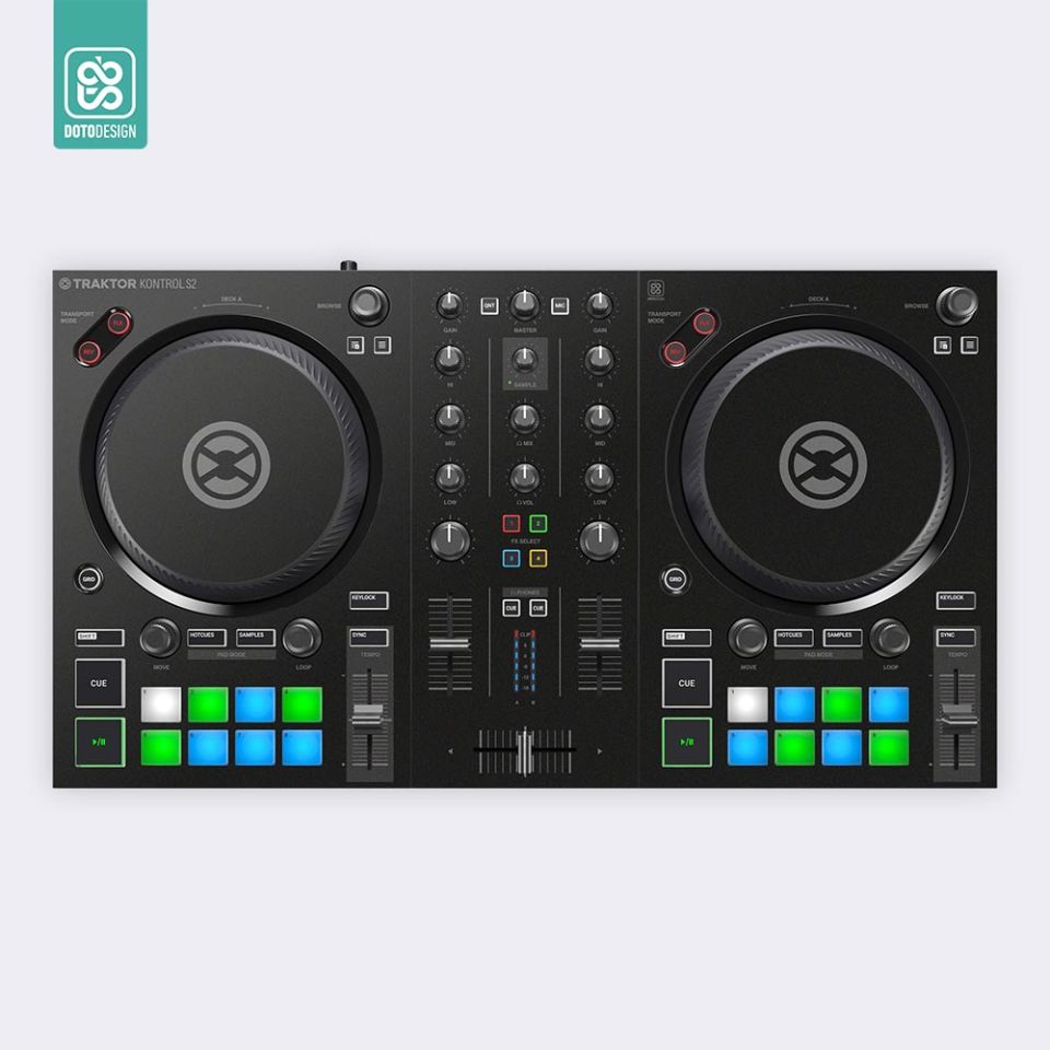 Doto Design Skin Kontrol S2 MK3 | FULL COLORS | Traktor Kontrol S2