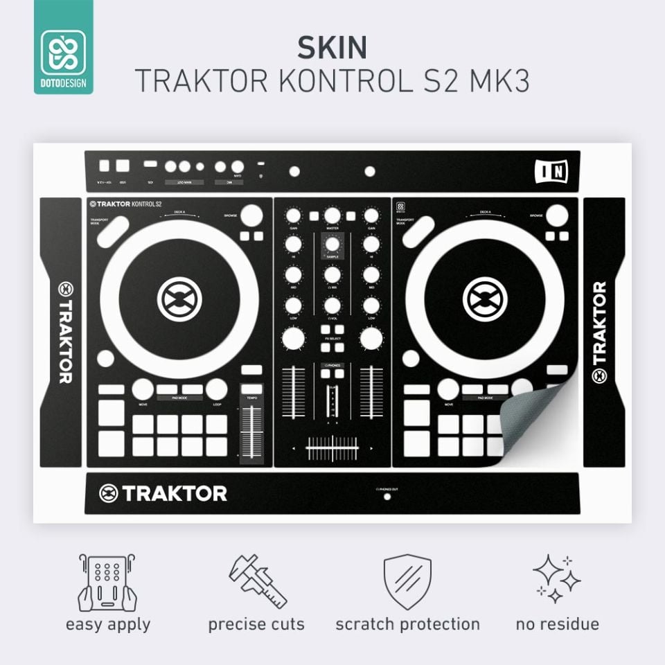 Skin Kontrol S2 MK3 | FULL COLORS Black